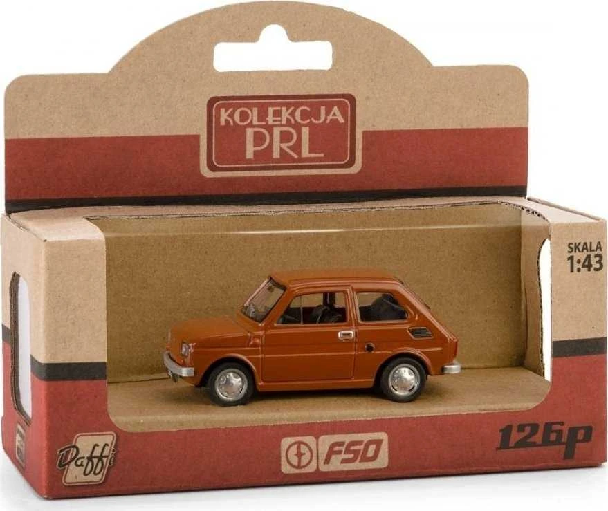 Daffi Važiuoklė PRL Fiat 126p Ruda