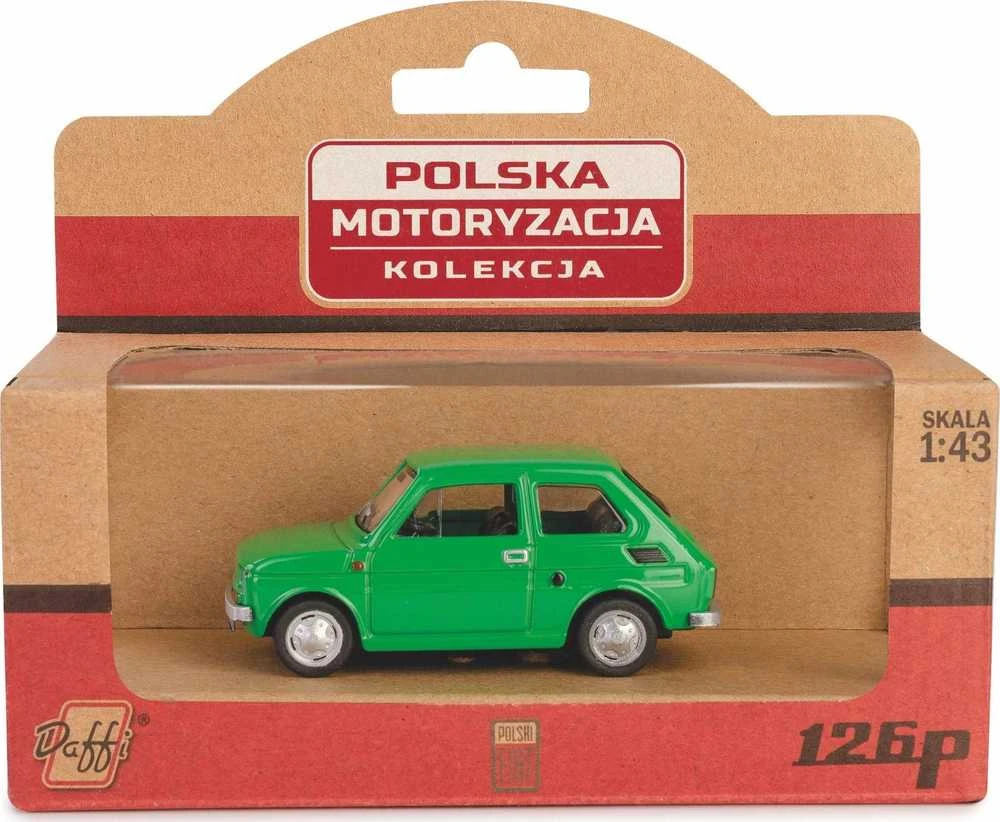Daffi Važiuoklė PRL Fiat 126p Žalias