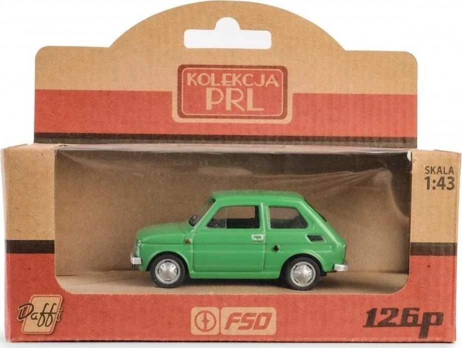 Daffi Važiuoklė PRL Fiat 126p Žalias