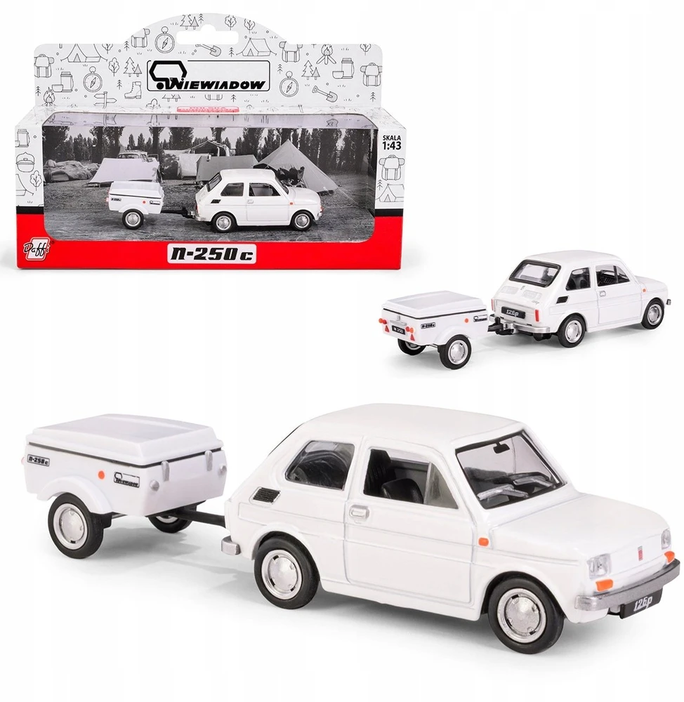 Daffi Fiat 126p+papildymas.Niewiad Short balta K-611 16115