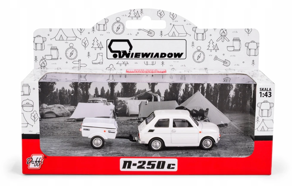 Daffi Fiat 126p+papildymas.Niewiad Short balta K-611 16115