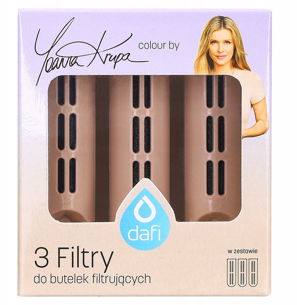 Dafi 3 filtrai cappuccino buteliui, sukurti Joanna Krupa