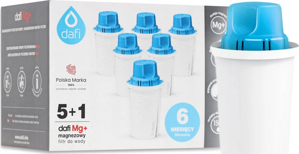 Dafi filtrų rinkinys Classic MG+ 6 vnt.