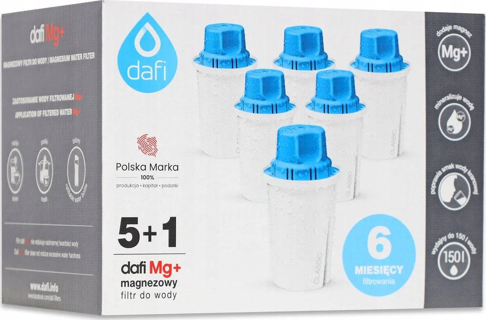 Dafi filtrų rinkinys Classic MG+ 6 vnt.