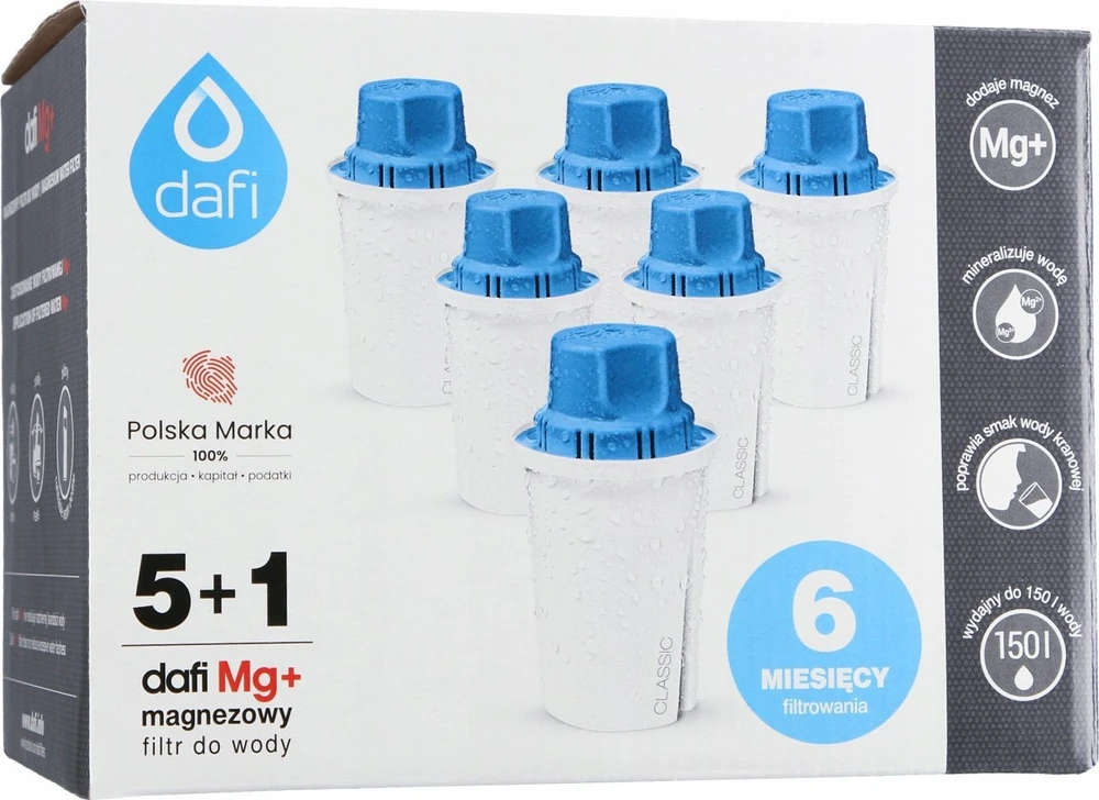 Dafi filtrų rinkinys Classic MG+ 6 vnt.
