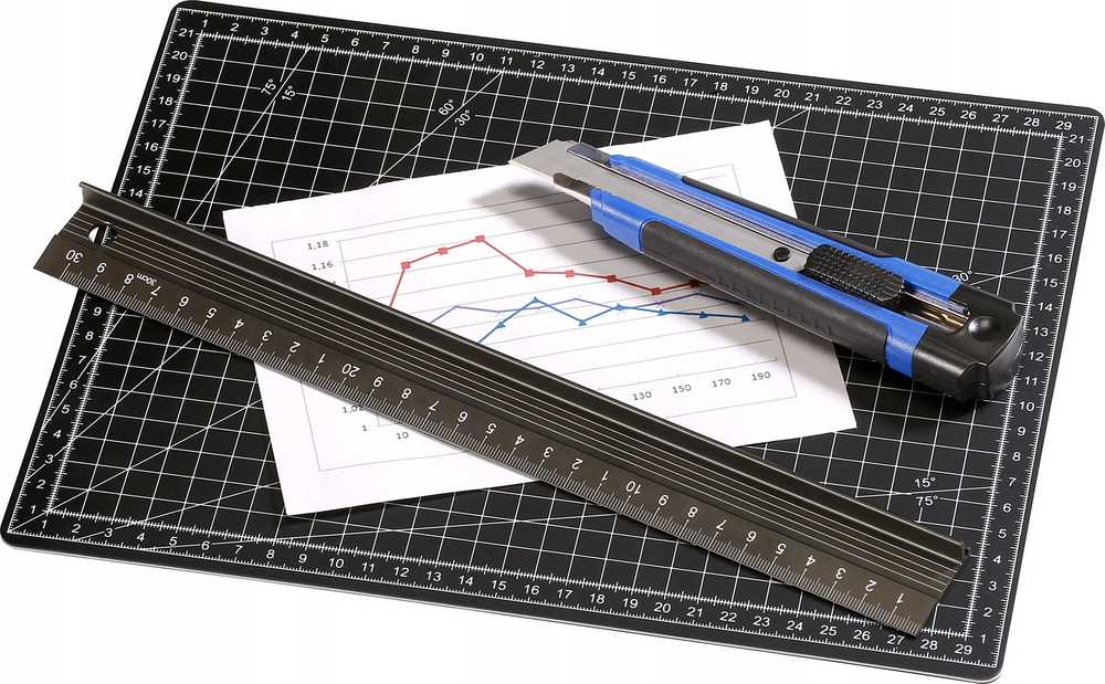 Dahle Schneidematte 22 x 30 cm juodas VANTAGE Schneidematte A4 (74-10670-20142)