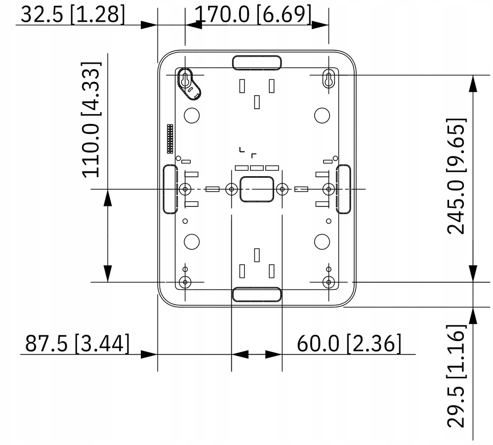 BELAIDIS LAIDINIS ĮVESTIES/IŠVESTIES PLĖTIKLIS ARM9A4-P-W2(868) DAHUA