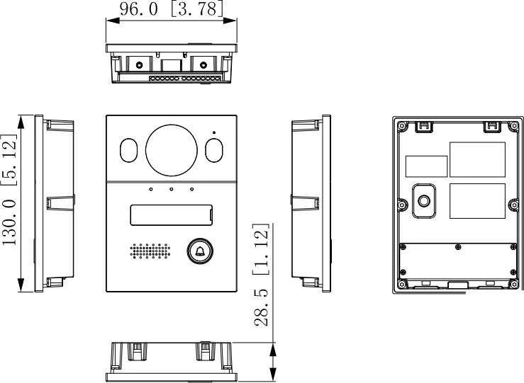 VIDEO DOMOFONO RINKINYS KTX02(S) Wi-Fi / 2-Wire DAHUA