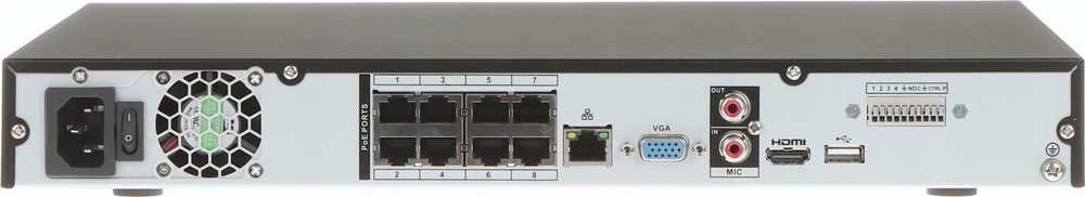 IP REGISTRATORIUS NVR4208-8P-4KS3 8 KANALŲ, 8 PoE DAHUA