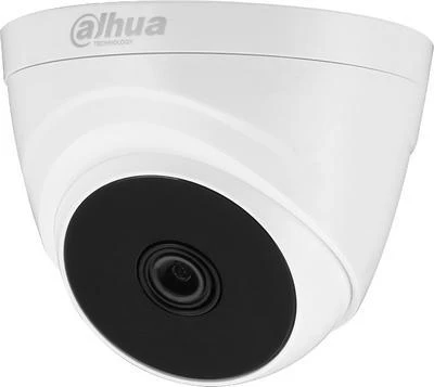 Dahua HD-CVI, CVBS kamera kupolinė 2MP su IR iki 20m. 1/2.7" 2.8mm 103°, 2DNR, DWDR, vidaus sąlygom