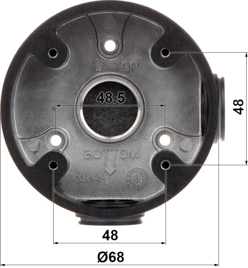 „Dahua Technology DHUA PFA13A-E“ JUODOS spalvos rankena