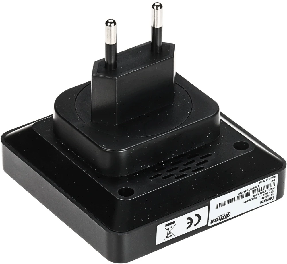 BELAIDIS DURŲ SKAMBUTIS SU KAMERA + BELAIDIS GONGAS VDKB01-BB Wi-Fi 6, 4 Mpx DAHUA