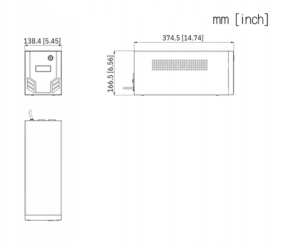 UPS MAITINTUVAS PFM3350-2000L 2000 VA DAHUA