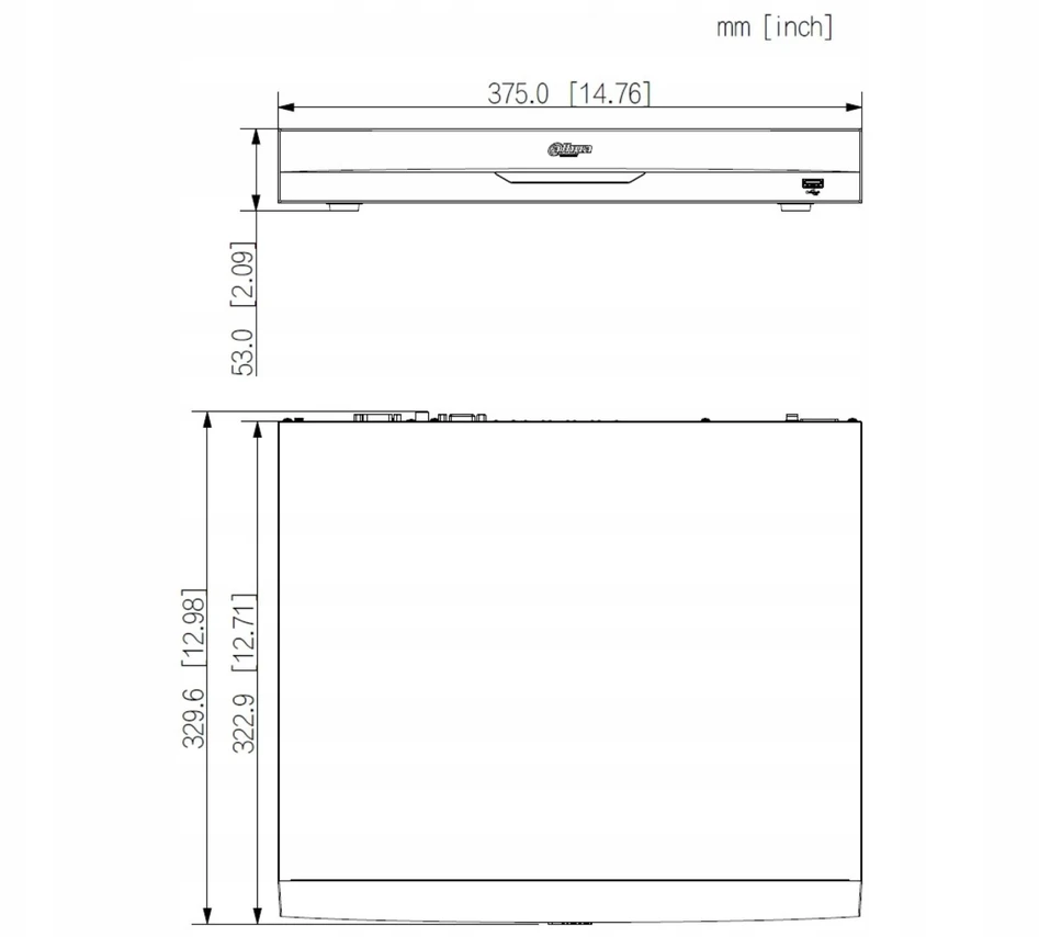 IP REGISTRATORIUS NVR5216-16HP-EI2 16 KANALŲ, 16 PoE WizSense DAHUA