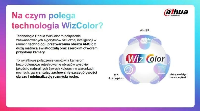 IP KAMERA IPC-HDW2249T-S-LED-0280B-PRO WizSense WizColor - 1080p 2.8 mm DAHUA