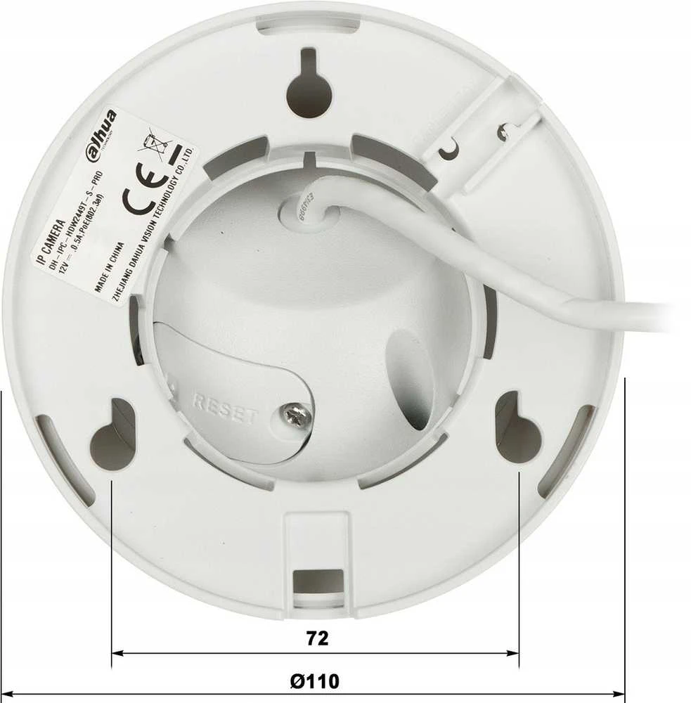 IP KAMERA IPC-HDW2849T-S-LED-0280B-PRO WizSense WizColor - 8 Mpx 2.8 mm DAHUA