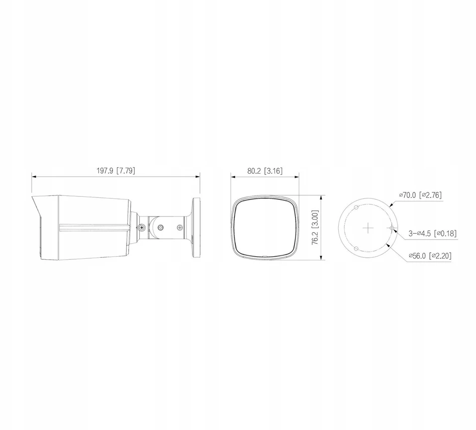 Dahua IP kamera WizSense WizColor 8 Mpx 4K 3.6 mm