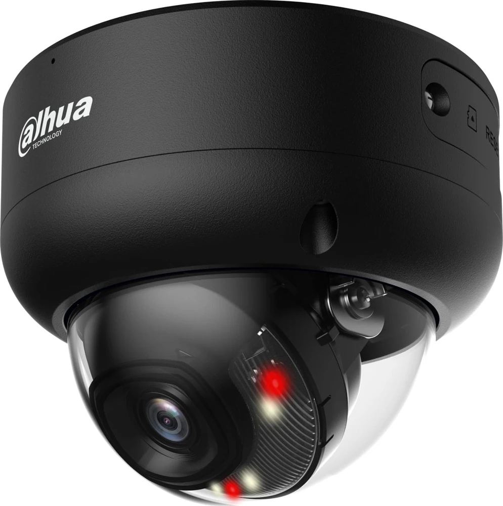 ANTIVANDALINĖ IP KAMERA IPC-HDBW3649E-AS-IL-0280B-Juodas WizSense Smart Dual Light - 6 Mpx 2.8 mm DAHUA