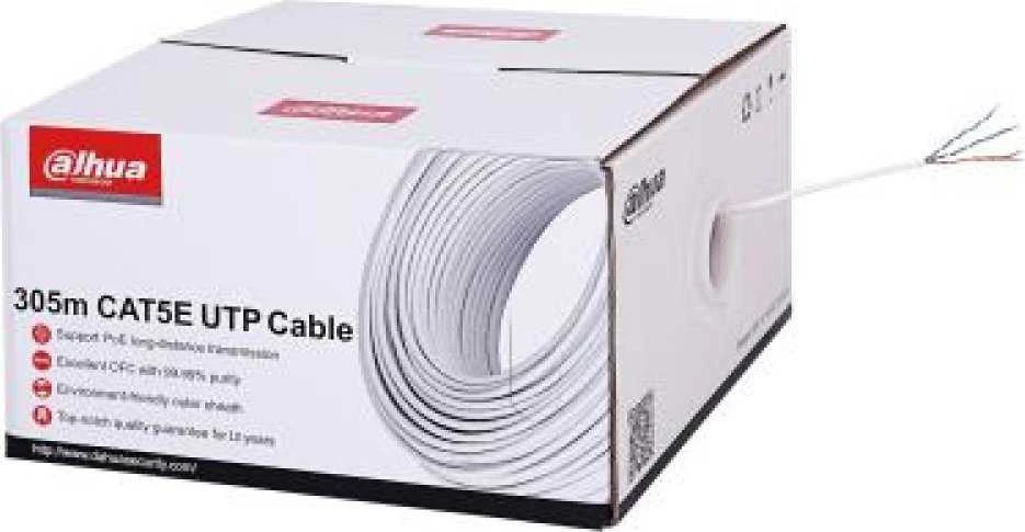 Dahua Technology KABELIS CAT5E UTP 305M Baltas/PFM920I-5EU-C DAHUA