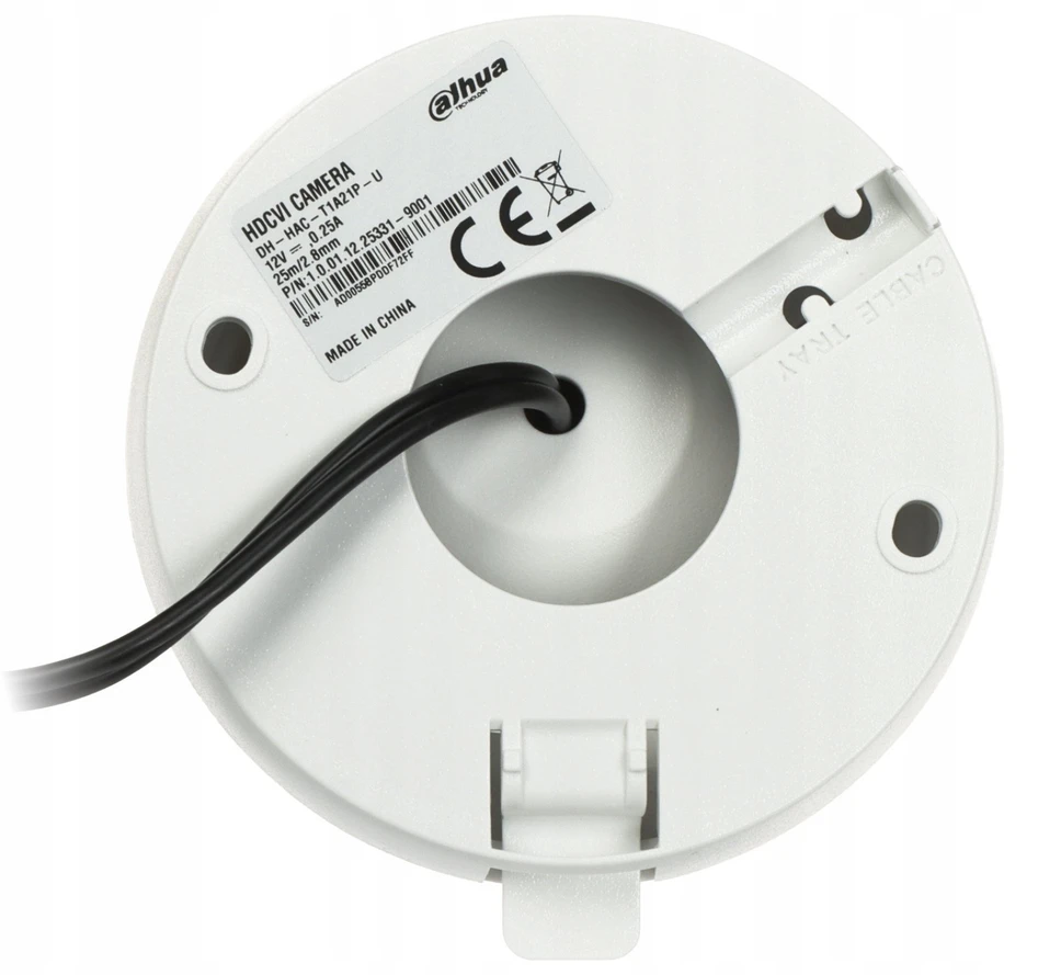 Dahua Technology KAMERA AHD, HD-CVI, HD-TVI, PAL HAC-T1A51-U-0280B-S2 - 5 Mpx 2.8 mm DAHUA