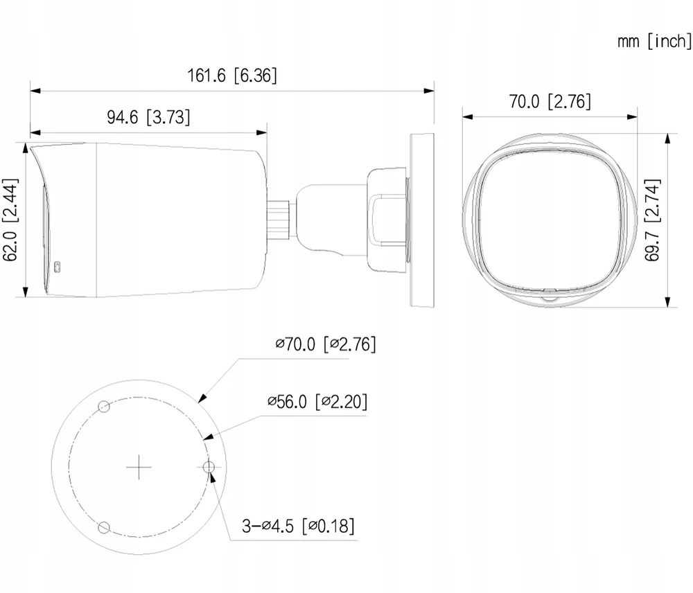 HDCVI KAMERA DAHUA HAC-HFW1500RL-0280B-S3-DIP