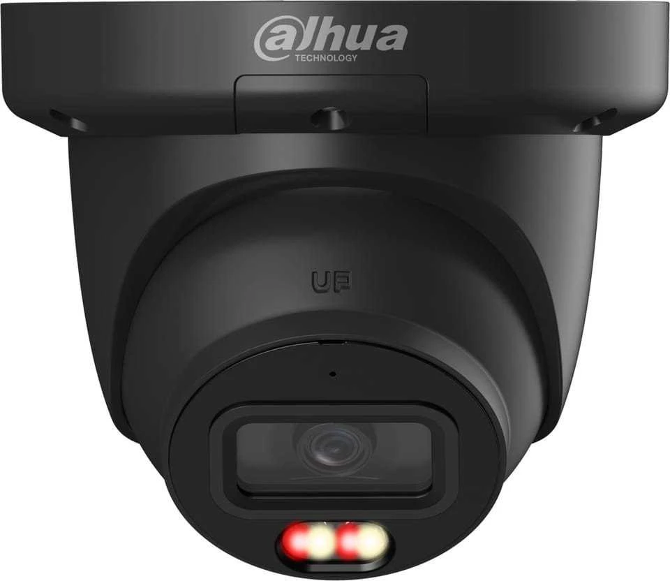 IP KAMERA IPC-HDW3649QM-S-IL-0280B-Juodas WizSense išmanioji dviguba šviesa - 6 Mpx 2.8 mm DAHUA