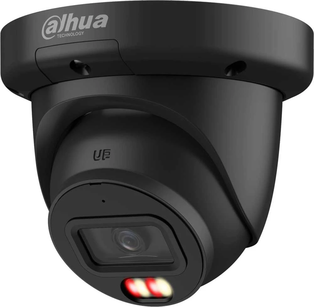 IP KAMERA IPC-HDW3649QM-S-IL-0280B-Juodas WizSense išmanioji dviguba šviesa - 6 Mpx 2.8 mm DAHUA