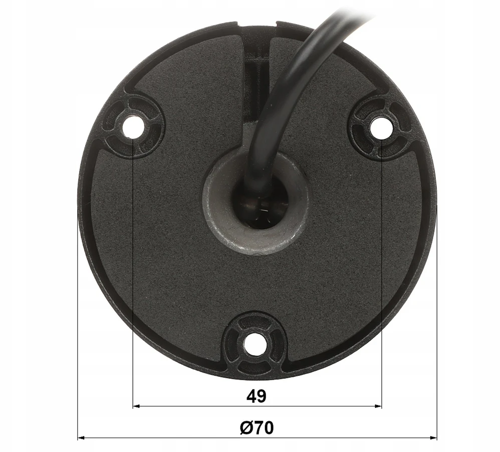 IP KAMERA IPC-HFW2649S-S-IL-0280B-Juodas Išmanus Dvigubo Apšvietimo WizSense - 6 Mpx 2.8 mm DAHUA
