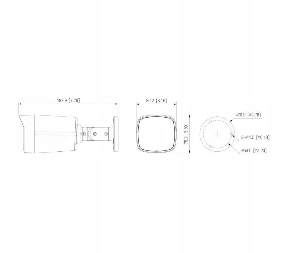 IP KAMERA IPC-HFW2649TL-S-LED-0360B-PRO WizSense WizColor - 6 Mpx 3.6 mm DAHUA