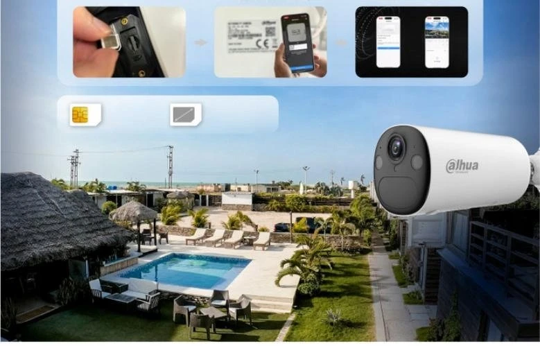„Dahua Technology IP Camera Dahua Technology KIT/BF4CP/M0508“ kulkinė IP apsaugos kamera vidaus ir lauko sąlygoms, 2560 x 1440 px, sieninė