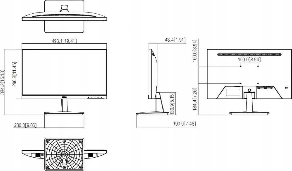 MONITORIUS LCD 22"/DHI-LM22-L200N DAHUA