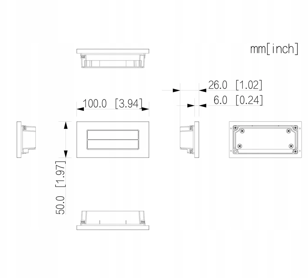 KLAVIATŪROS MODELIS VTO4202F-MDB4 MODULIAMS VTO4202F-P, VTO4201F-P, VTO4201F-P1 DAHUA