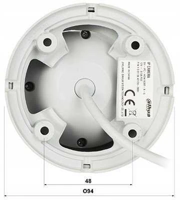 IP KAMEROS IPC-HDW1639T-A-IL-0280B-S6-Juodas Smart Dual Light - 6 Mpx 2,8 mm DAHUA
