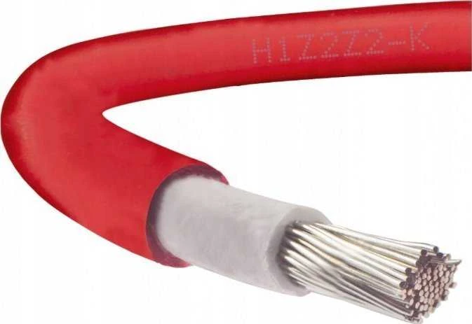 TST Mg Wires SOLAR kabelio kabelis 4mm2 MG laidai, H1Z2Z2-K Raudonas SPOOL 500m