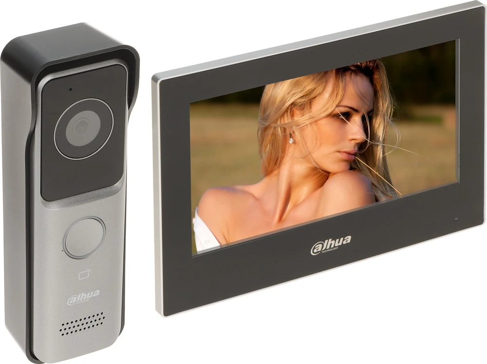 Dahua Technology KTW02 vaizdo telefonspynės sistema 2 MP 17,8 cm (7″) Šviesiai Žalia