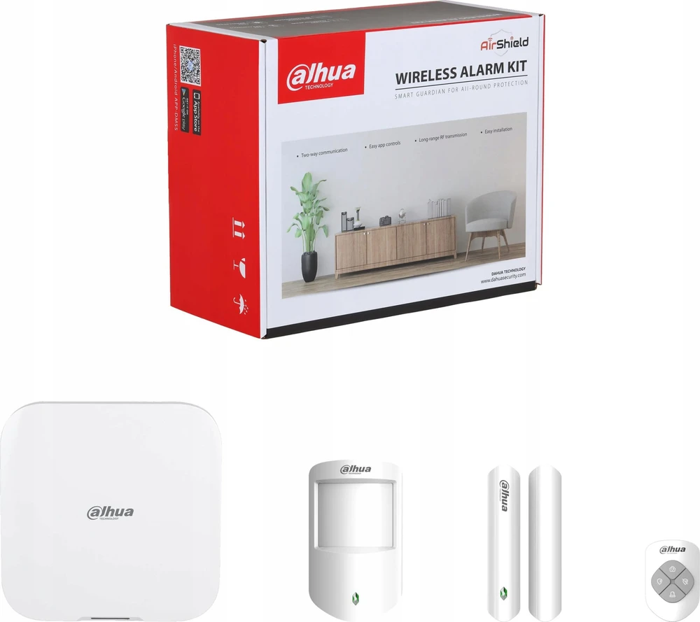 SIGNALIZACIJOS RINKINYS ART-ARC3800H-03-FW2(868) AirShield DAHUA