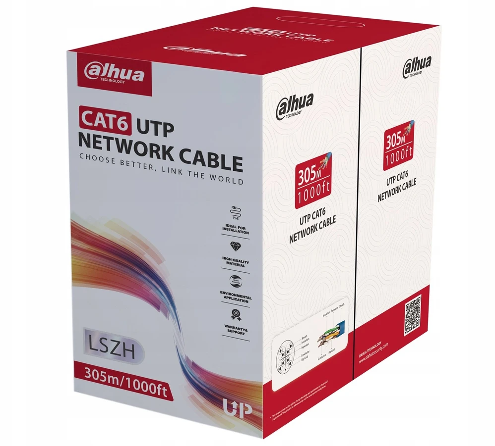 Dahua Technology Dahua VARŽTAS PFM923I-6UN-CD-VIOLETINIS 305 m UTP KAT. 6 LAIKAS