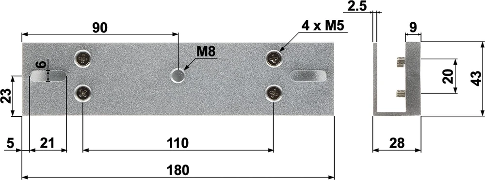 Dahua Technology U TIPO LAIKIKLIS ASF280U-V1 DAHUA