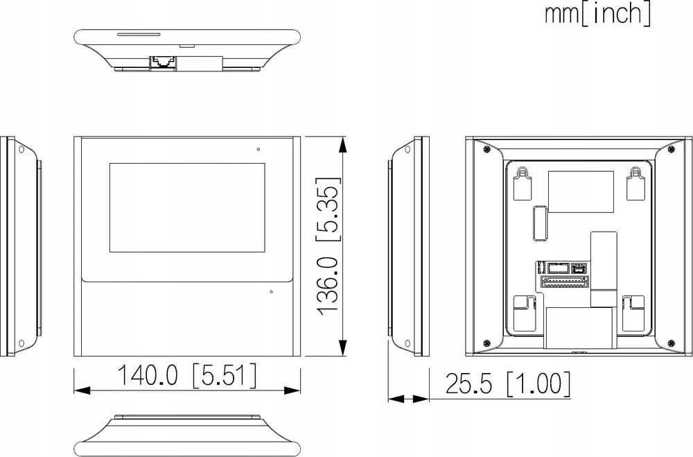 PATALPŲ VIDAUS SKYDELIS VTH2611L-WP Wi-Fi / IP DAHUA