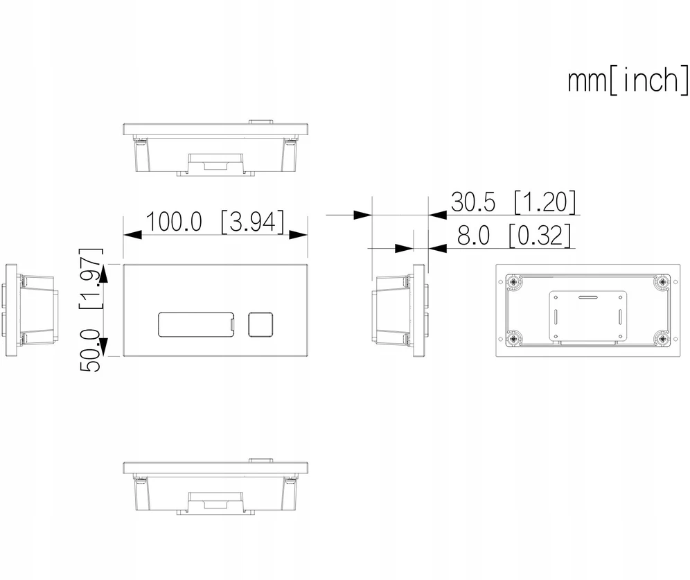 Dahua Technology VTO4103FB-MB1 KLAVIATŪROS MODULIS, SKIRTAS VTO4103FB DAHUA MODULIUI