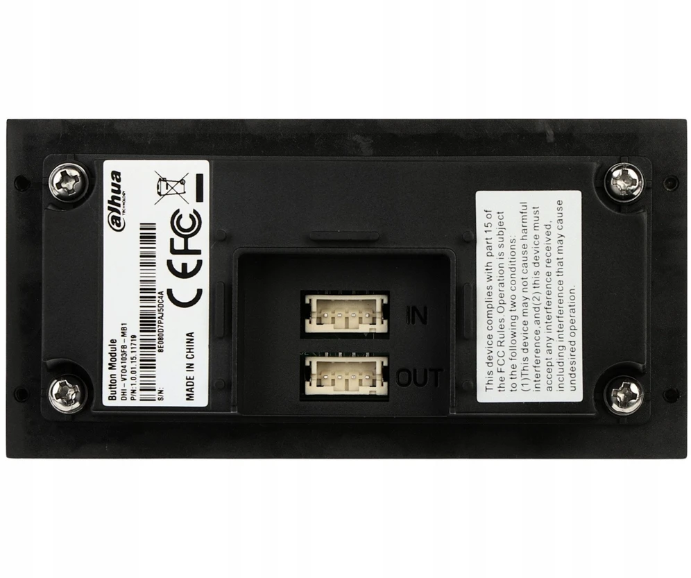 Dahua Technology VTO4103FB-MB1 KLAVIATŪROS MODULIS, SKIRTAS VTO4103FB DAHUA MODULIUI