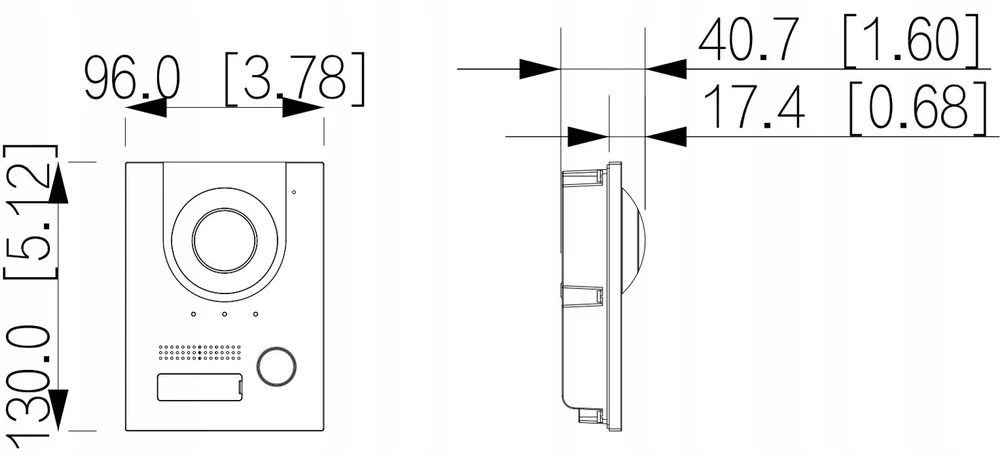Dahua Technology Dahua VTO2201F-P-S2 waizdo domofonas
