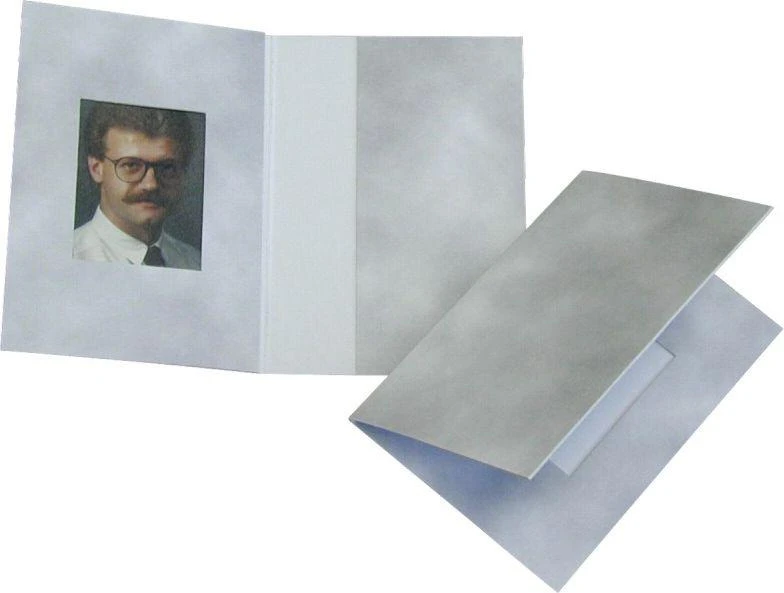Nuotraukų rėmelis 1x100 Daiber Folders Passport Photo, pilka, 31x42 mm