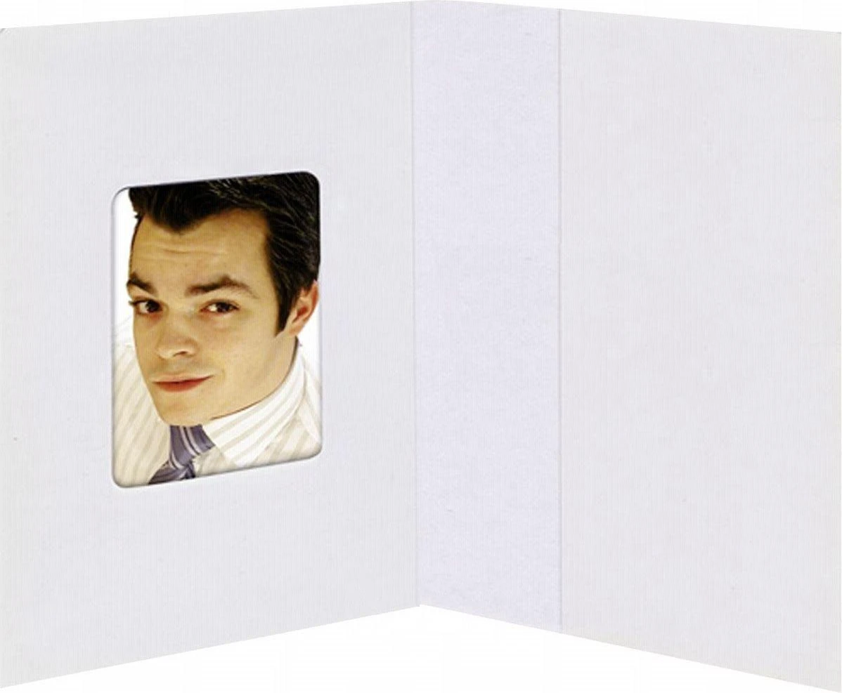 Nuotraukų rėmelis 1x100 Daiber Folders balti matiniai 38x58 mm