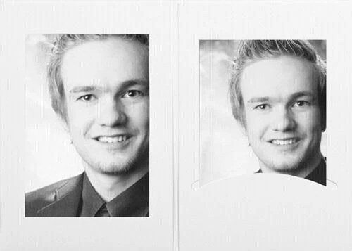 Nuotraukų rėmelis 1x100 Daiber Portrait aplankai su. Passepartout 10x15 baltas matinis