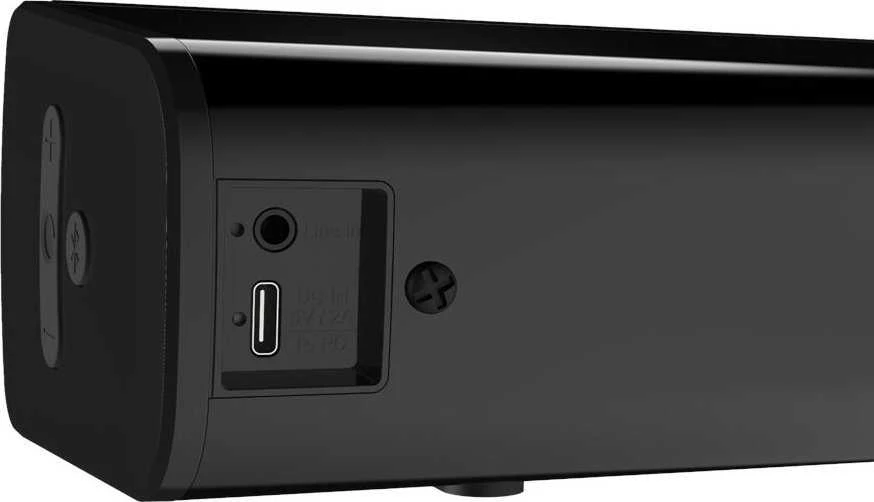 Namų kino sistema Creative Soundbar po monitoriumi Stage Air V2 juodos spalvos Bluetooth 5.3