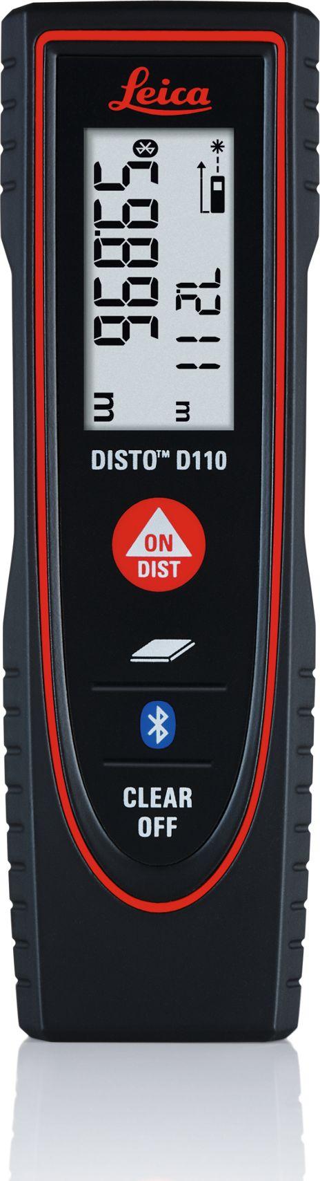 Leica Geosystems Lazerinis atstumų matuoklis Leica Disto D110 su Bluetooth