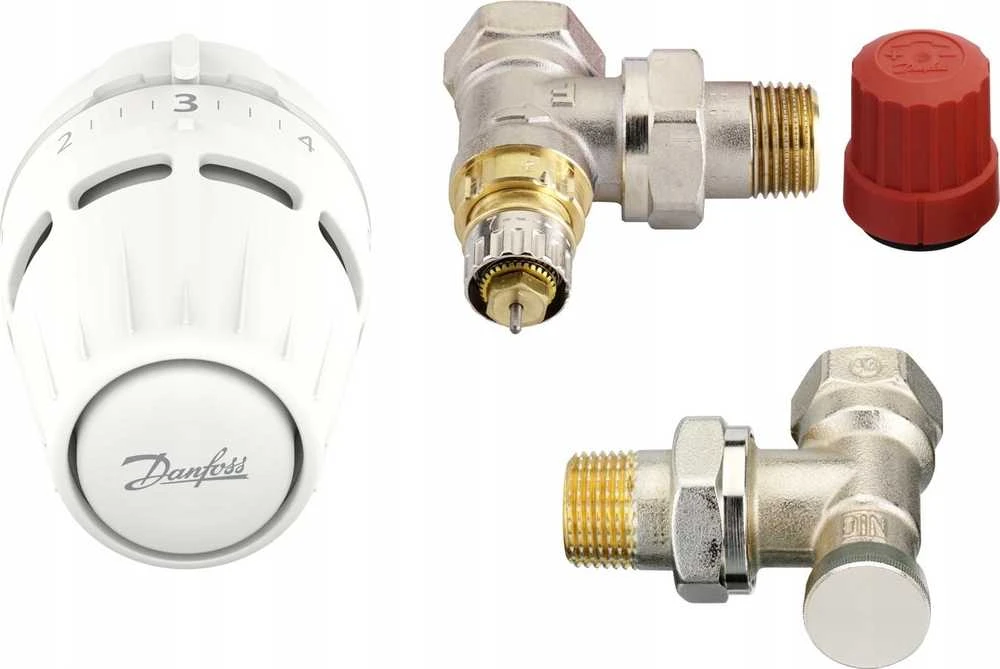 Danfoss 3 dalių rinkinys Regus RA veržlė +RA-N+RLV-S 15 kampas