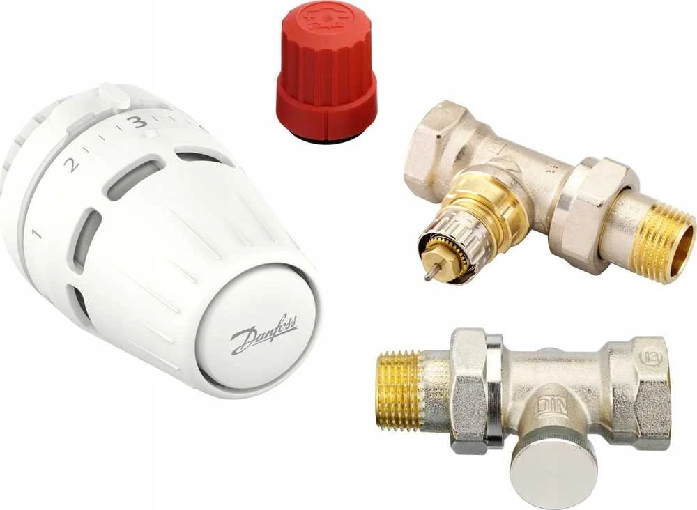 Danfoss 3 dalių rinkinys Regus RA veržlė +RA-N+RLV-S 15 tiesi