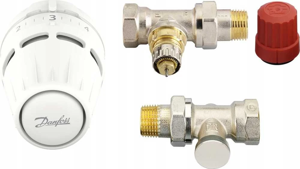 Danfoss 3 dalių rinkinys Regus RA veržlė +RA-N+RLV-S 15 tiesi